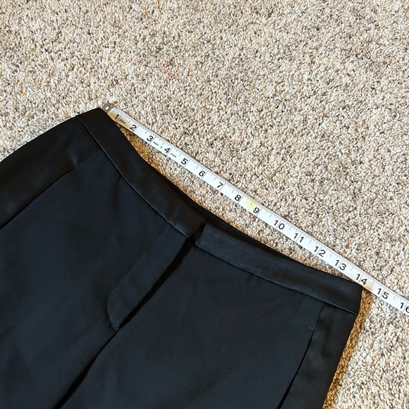 rag and bone black trouser with satin side stripes - Picture 7 of 12